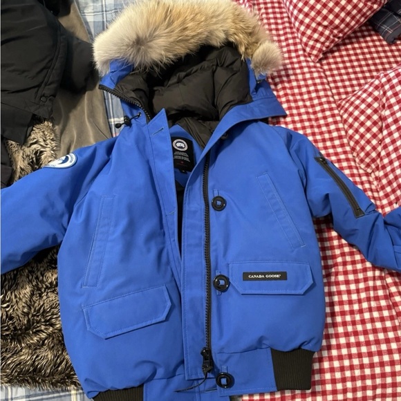 Canada Goose Black and Blue Jacket Chiliwack - Picture 1 of 8